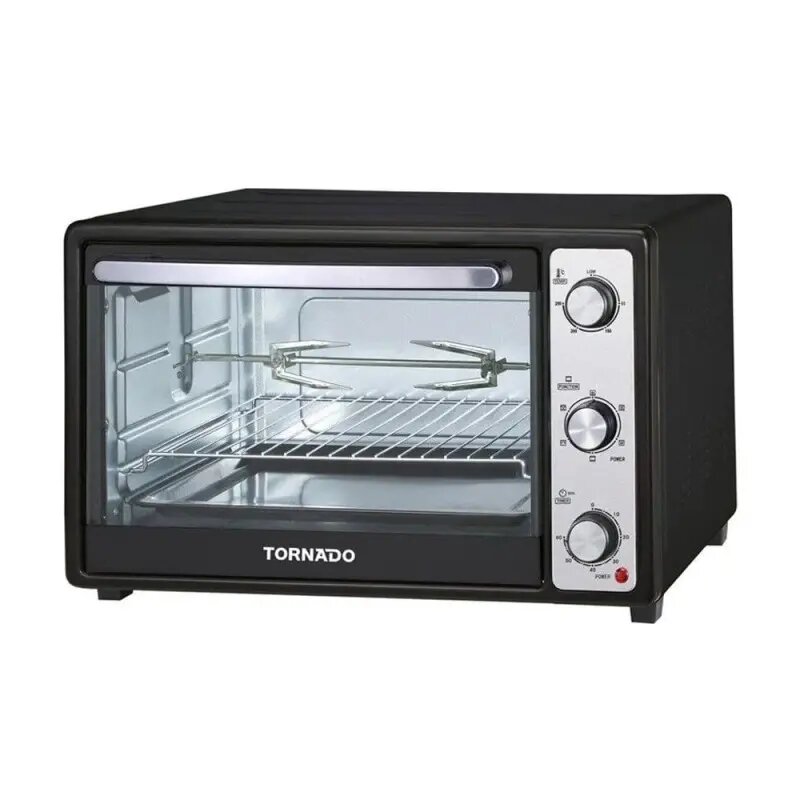Multifunktions-Umluftofen 48L - 1800W Mit Grill & Drehspieß