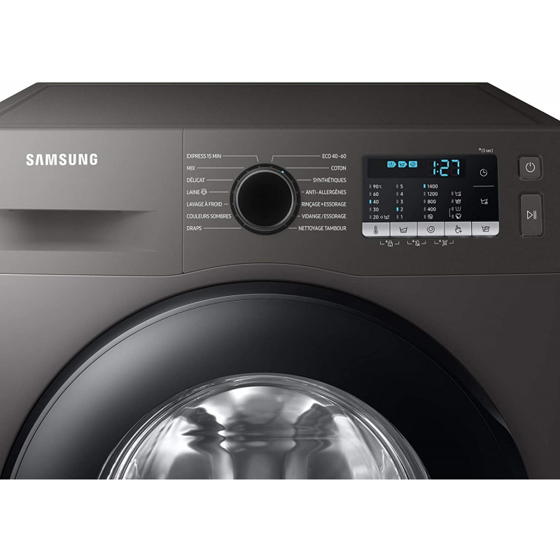 MACHINE À LAVER SAMSUNG ECO BUBBLE 8KG WW80TA046AX / SILVER