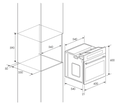 FOUR ENC,GAZ/ELECTRIQUE VENTILE