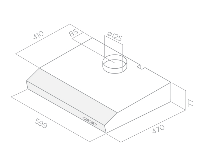 HOTTE STANDARD 60CM