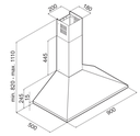 HOTTE PYRAMIDALE 90CM