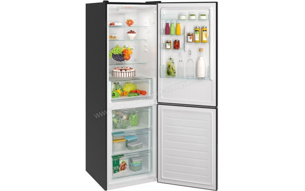 RÉFRIGÉRATEUR COMBINÉ CANDY CCE3T618FB 342 LITRES NOFROST - NOIR