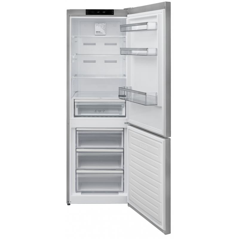 RÉFRIGÉRATEUR COMBINÉ TELEFUNKEN NOFROST 341LITRES INOX (FRIG-373I)