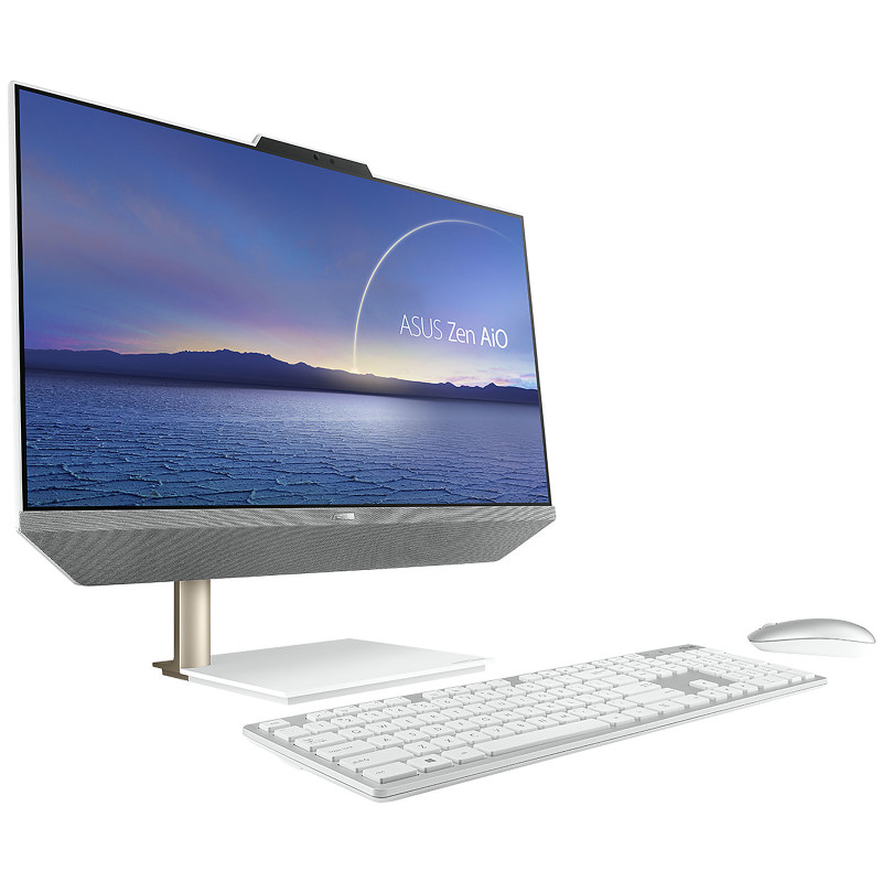 PC DE BUREAU Zen AIO I3-10ème, 8Go, 23.8 FHD Tactile -White