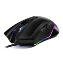 SOURIS ELITE-M20BK BLACK LED RGB 4000DPI 7BOUT