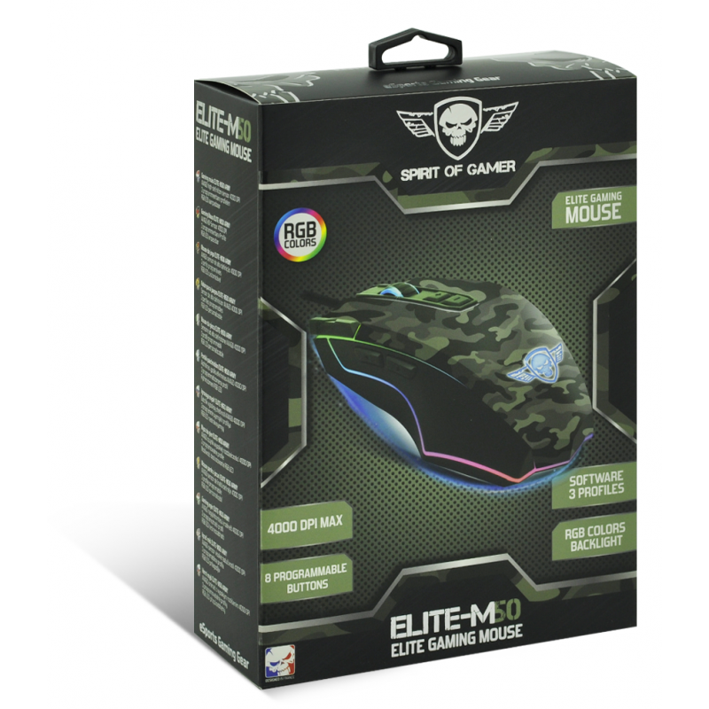 SOURIS ELITE M50 ARMY