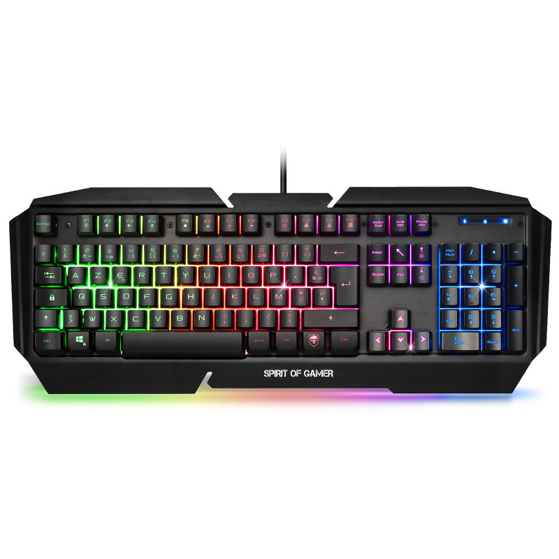 PACK GAMING SPIRIT OF GAMER ULTIMATE 3EN1 : CLAVIER + SOURIS + TAPIS