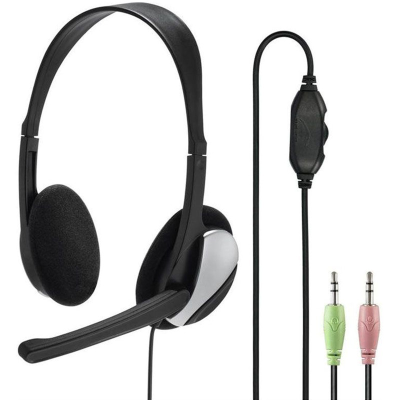 HAMA CASQUE MICRO DE BUREAU POUR PC "HS-P100" - NOIR