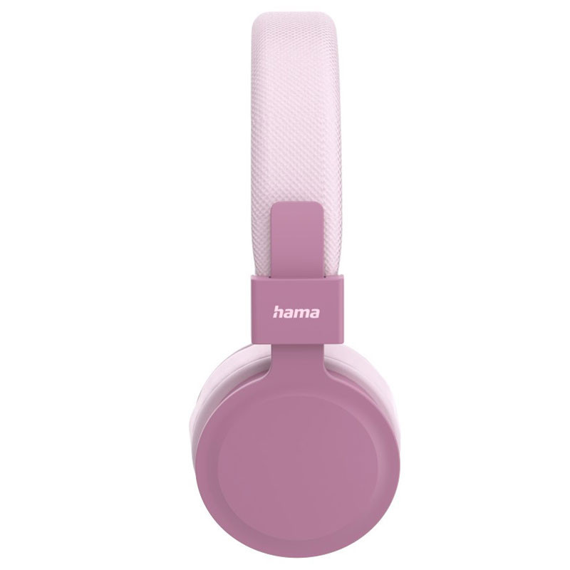 CASQUE SANS FIL HAMA PLIABLE '' FREEDOM LIT'' AVEC MICRO  - ROSE