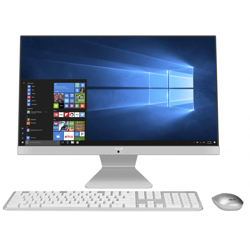 PC DE BUREAU ALL IN ONE ASUS V241EAK I3 11È GÉN 4GO 1TO - BLANC