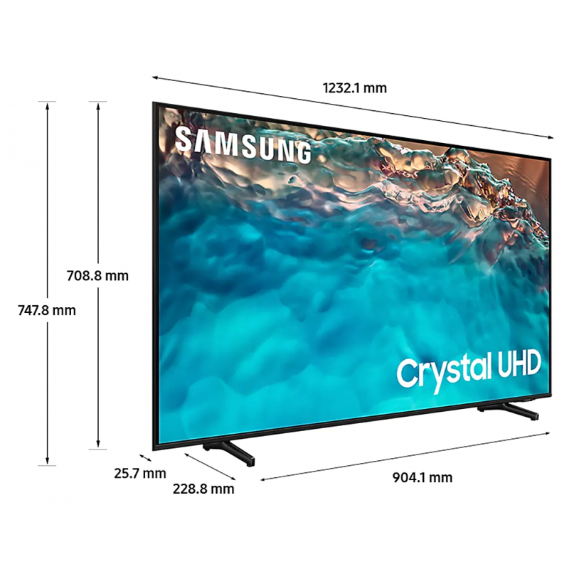 TV SAMSUNG 55 " BU8000 CRYSTAL UHD 4K SMART TV