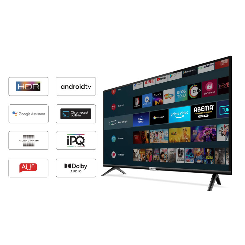 TV TCL S5200 43" LED FULL HD SMART GOOGLE ANDROID TV