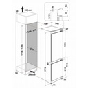 RÉFRIGÉRATEUR COMBINÉ ENCASTRABLE WHIRLPOOL NOFROST 264L - BLANC (ART872/A+/NF)