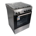 CUISINIÈRE À GAZ ARTHUR MARTIN AME60IX 60CM 4 FEUX AVEC FOUR ÉLECTRIQUE - INOX