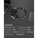 Itel Casque sans fil Bluetooth N82 pliables