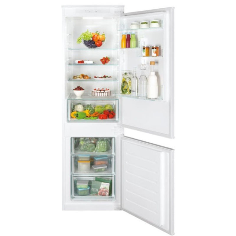 RÉFRIGÉRATEUR COMBINÉ ENCASTRABLE CANDY NOFROST 248 LITRES BLANC (CBT3518FW)