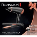 COFFRET CADEAU REMINGTON SÈCHE CHEVEUX ET LISSEUR 2000W NOIR (D3012GP)