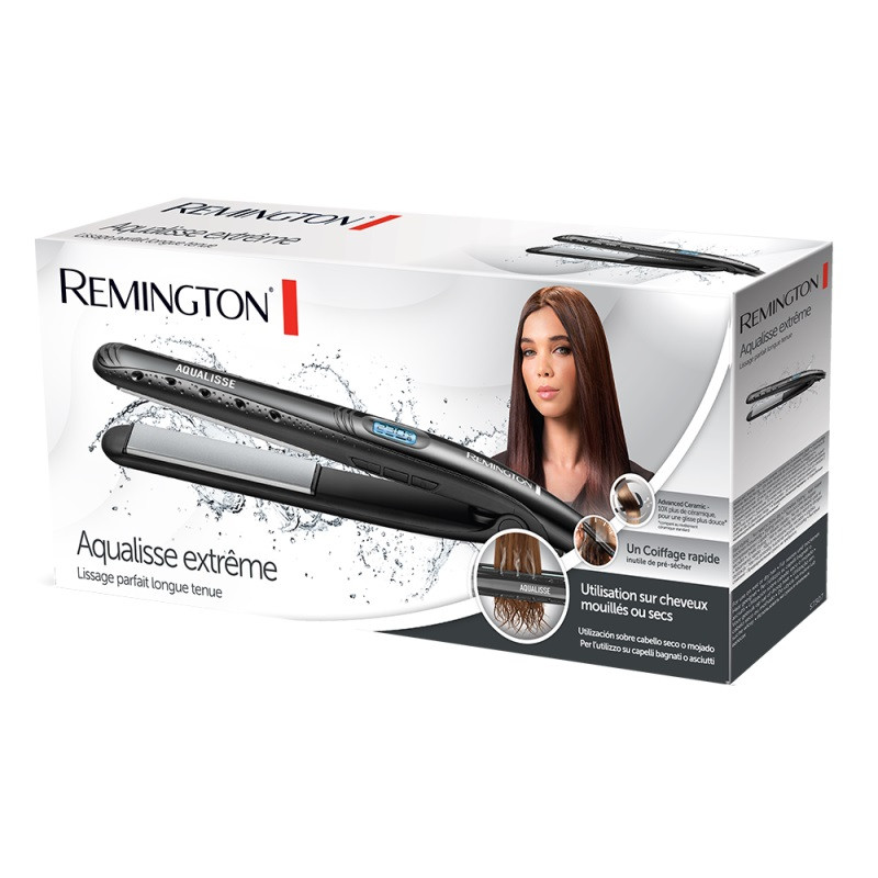 LISSEUR CHEVEUX REMINGTON AQUALISSE EXTRÊME NOIR (S7307)