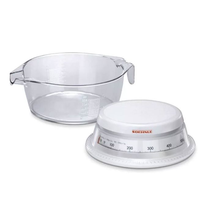 BALANCE DE CUISINE MÉCANIQUE SOEHNLE VARIO 0.5 L - BLANC