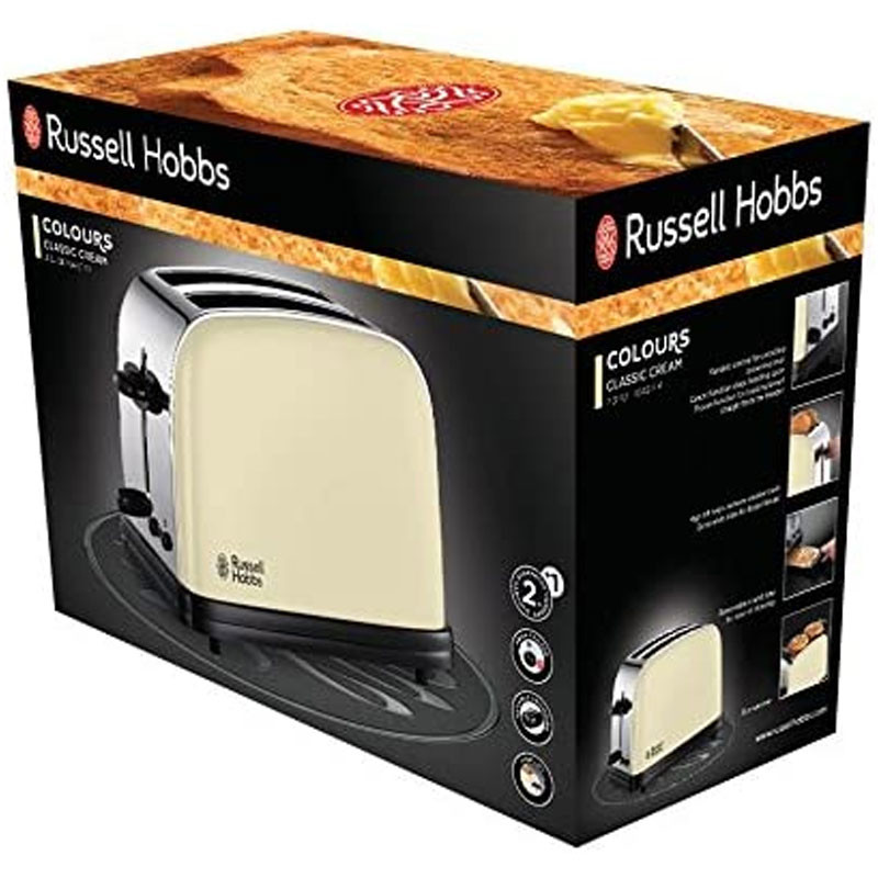 GRILLE PAIN RUSSELL HOBBS 1670W CRÈME