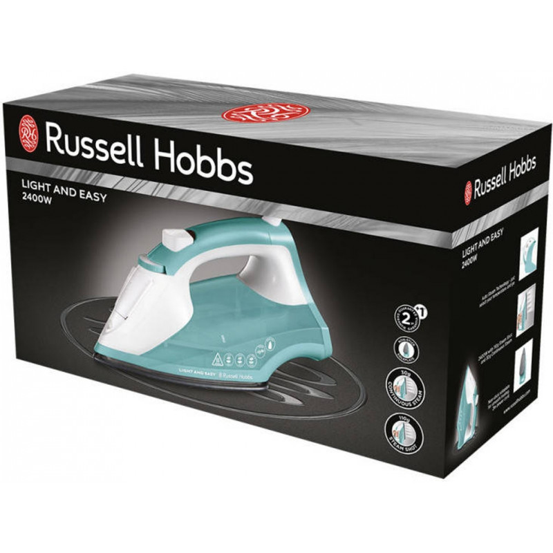 FER A REPASSER RUSSEL HOBBS LIGHT & EASY 2400W BLEU