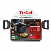 FAITOUT TEFAL UNLIMITED 24 CM + COUVERCLE VERRE (G2554602)