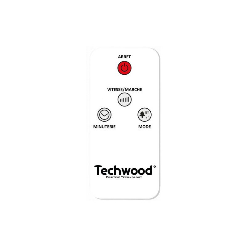 VENTILATEUR AVEC PIEDS TECHWOOD TVE-473T 45W - BLANC