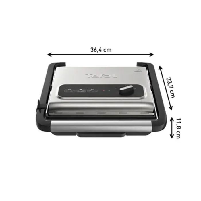 GRILL VIANDE & PANINI TEFAL GC242D12 2000W - CHROME