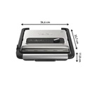 GRILL VIANDE & PANINI TEFAL GC242D12 2000W - CHROME