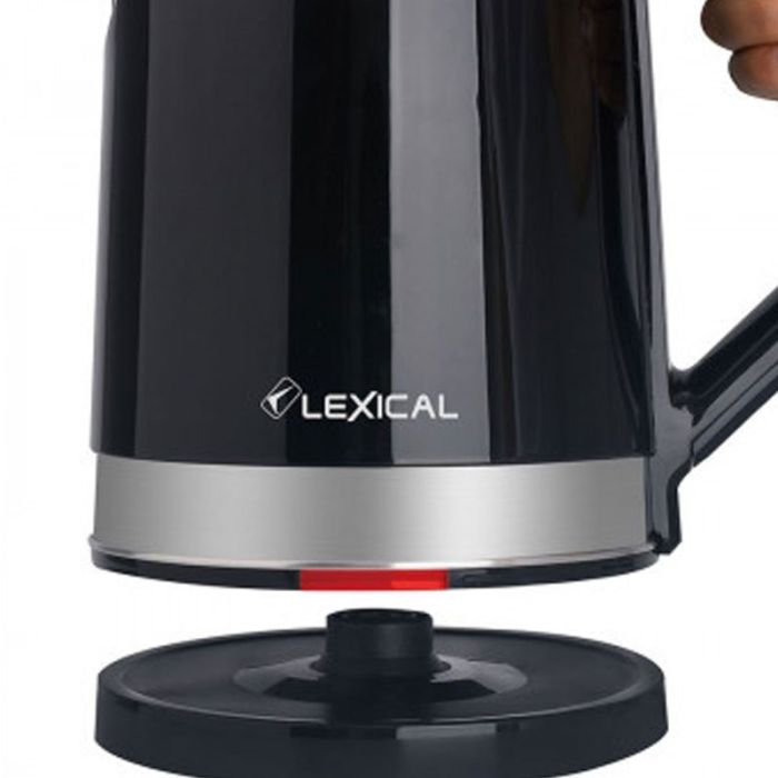 BOUILLOIRE SANS FIL LEXCIAL LEK-1412 1.8 LITRES - NOIR