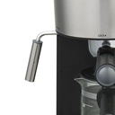 CAFETIÈRE ESPRESSO LEXICAL LEM0601 850W - NOIR&SILVER