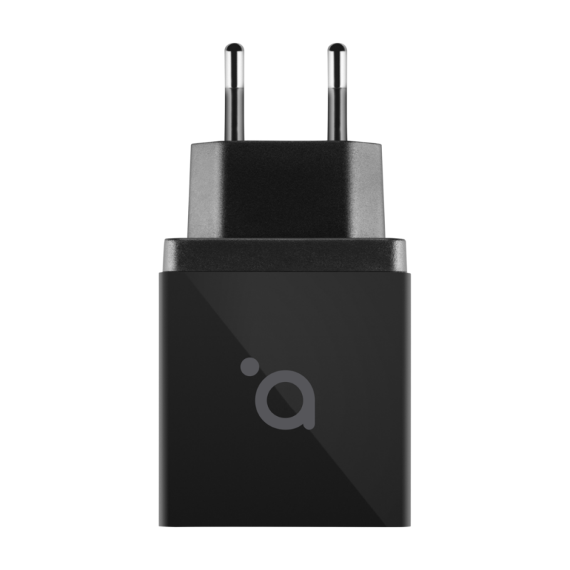 CHARGEUR MURAL ACME 2XUSB TYPE-A NOIR