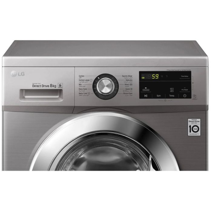 LAVE LINGE FRONTALE LG FH2J3TNG5P 8KG - SILVER