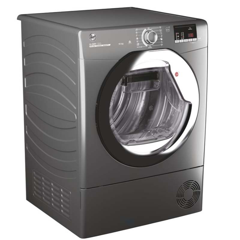 SÈCHE LINGE FRONTALE HOOVER  10 KG SILVER