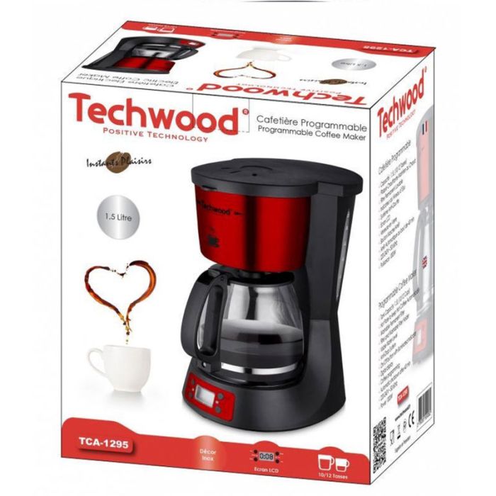 Cafetière Programmable Techwood TCA-1295