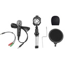 MICROPHONE GAMER VARR SCENIC JACK 3.5MM AVEC ACCESSOIRES - NOIR