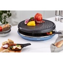 APPAREIL À RACLETTE 8 PERSONNES 1050W + GRILL + CRÊPIÈRE TEFAL COLORMANIA RE310401 / BLEU