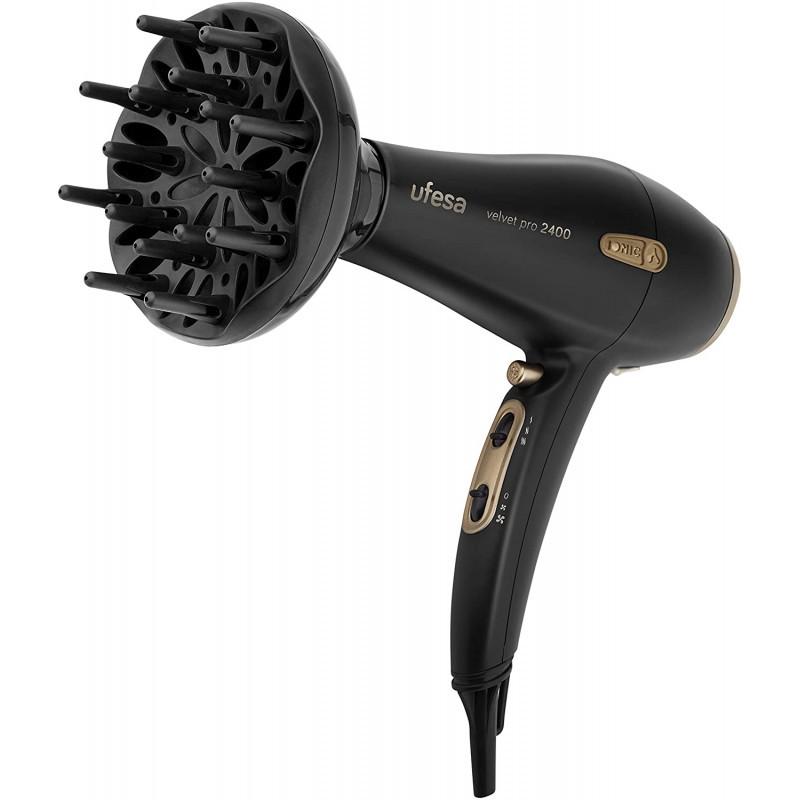 SÈCHE CHEVEUX PROFESSIONNEL UFESA VELVET PRO SC8450 2400W - NOIR