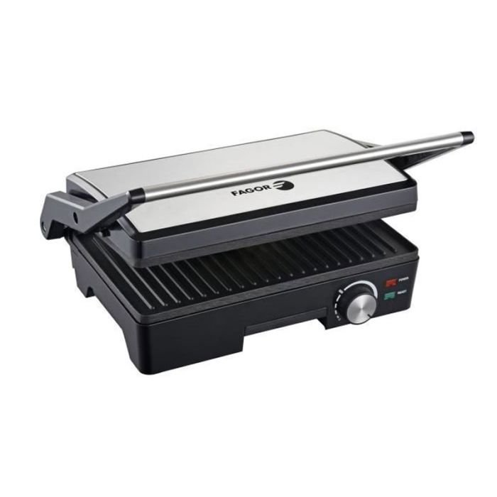 GRILL A VIANDE FAGOR FG3481 1600WATTS - NOIR & CHROME