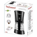 Cafetière TECHWOOD noir inox - TCA-696 ( 6-8 Tasses) - 750 ml