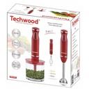 MIXEUR PLONGEANT 3 EN 1 TECHWOOD TMS-9605 /ROUGE