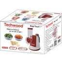 HACHOIR ELECTRIQUE TECHWOOD TRO-7765 150 W - ROUGE & BLANC