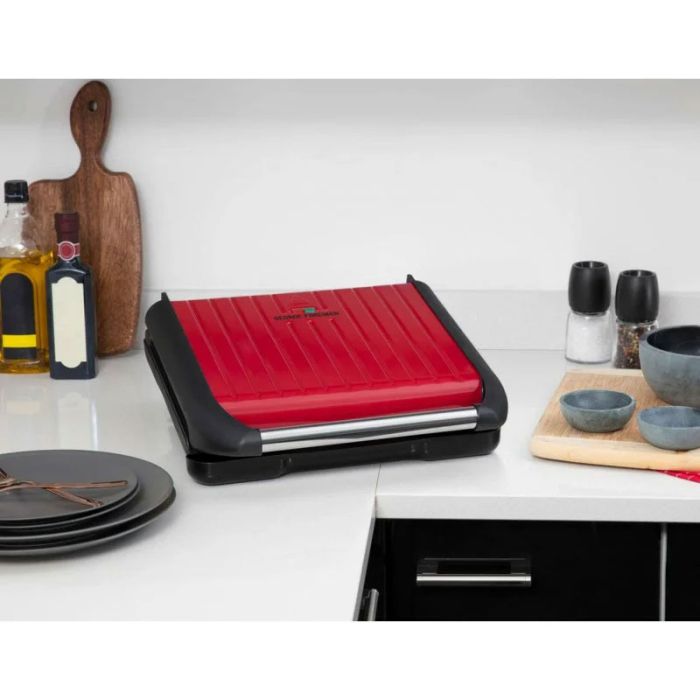 GRILL BARBECUE ÉLECTRIQUE RUSSELL HOBBS 1650W - ROUGE