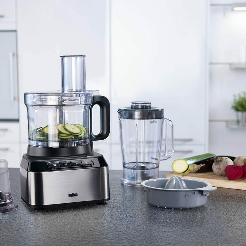 Robot multifonction Braun 800W 2,1L BLENDER,MOULIN ET PRESSE AGRUME NOIR