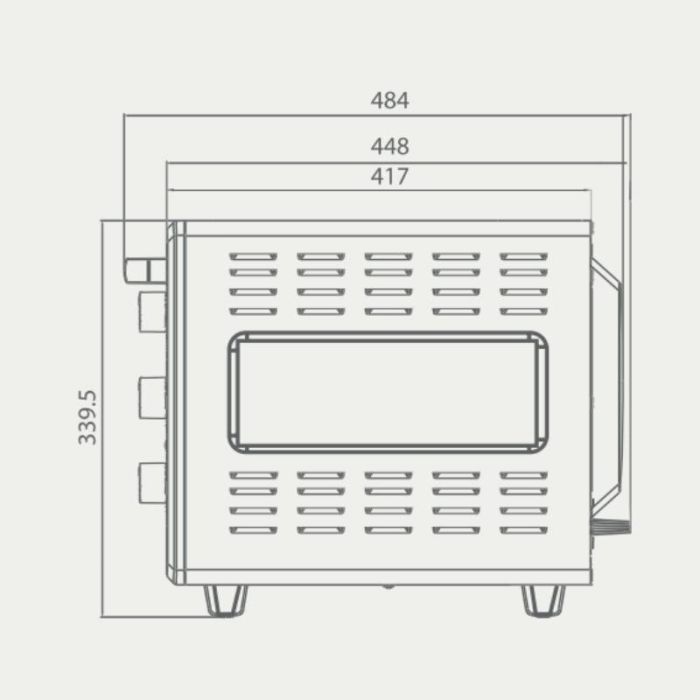 Four Électrique Ventilé FOCUS F-60B 60L - Noir