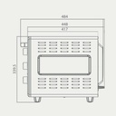 Four Électrique Ventilé FOCUS F-60X 60L - Inox