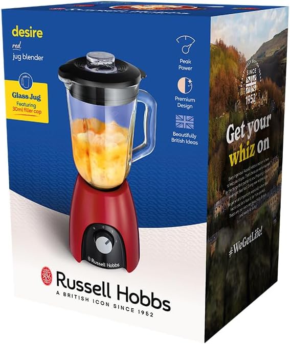 Blender Russell Hobbs Desire 650 W 27120-56 Rouge & Noir