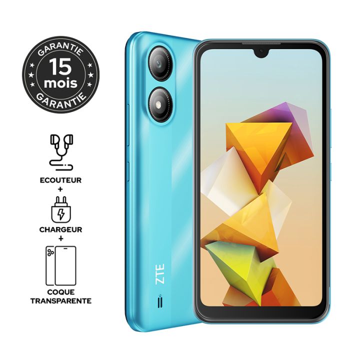 Smartphone ZTE A33s 2Go 32Go - Bleu