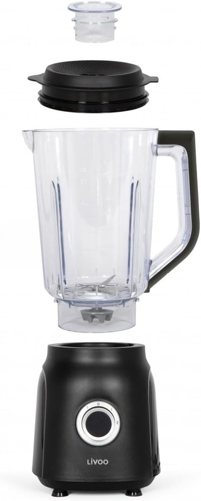 Blender Livoo –  1,5L DOP242N – 600W, 2 vitesses -Noir