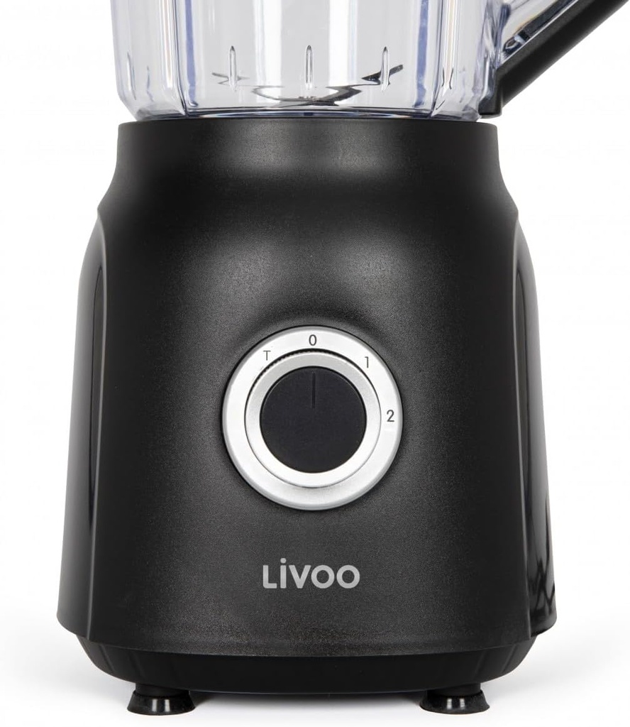Blender Livoo –  1,5L DOP242N – 600W, 2 vitesses -Noir